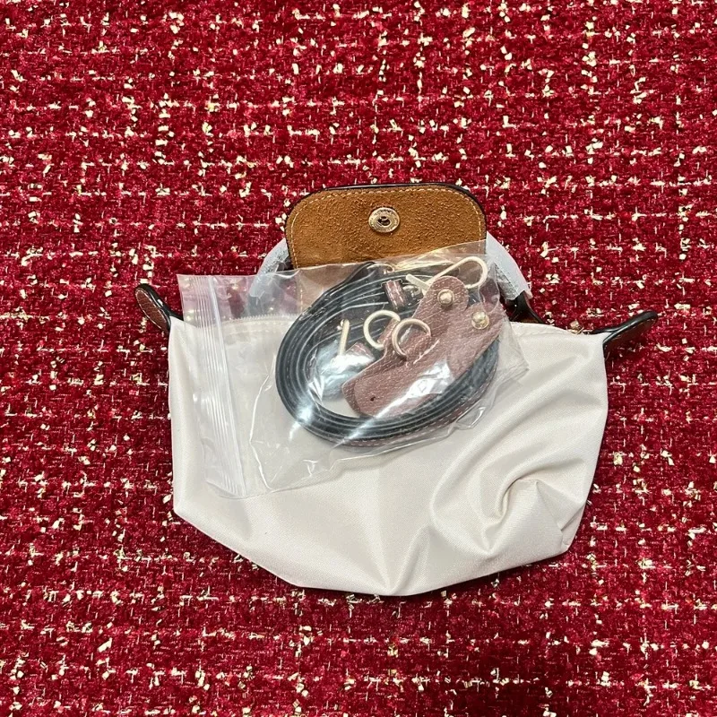 여성을 위한 고품질 LC 방수 나일론 숄더백 1세트, 패션 탈부착 핸드백, 미니백 20*5*11cm