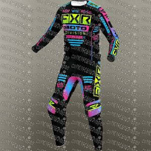 새로운 봄과 가을 인기 오토바이 오프로드 레이싱 통기성 슈트 긴팔 티셔츠와 바지 성인 및 어린이용