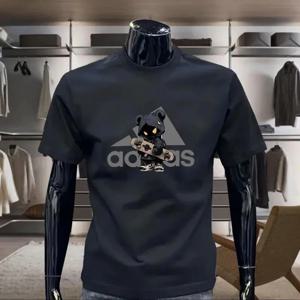 2026 봄과 여름 미국산 순면 라운드넥 티셔츠, 고급스러운 품질, 베스트셀러 및 트렌디한 스타일