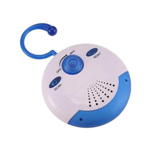 DIGIT-방수 샤워 라디오, 욕실 주방, 보트 타기, 하이킹, 샤워 스피커용 스피커 내장 미니 휴대용 FM 라디오