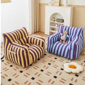 어린이 소파 유아용 의자 아기 안락의자 탈부착 가능한 세탁 가능한 커버 접이식 휴대용 부드러운 폼 만화 의자 유아방 놀이방