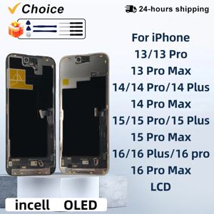 아이폰 13용 16 프로 맥스 OLED, 아이폰 14 프로 디스플레이용 LCD, 페이스 ID 트루톤 14 플러스 스크린, 아이폰 15 디스플레이용 15프로맥스 인셀 13 미니