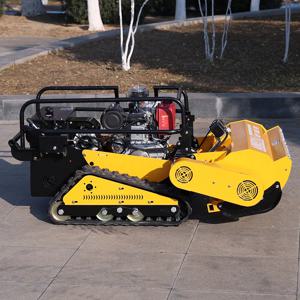 맞춤형 RC 멀처 휘발유 예초기 크롤러 잔디깎이 80-100cm 절단 폭 4행정 플레일 모어 비고룬 테크 잔디깎이