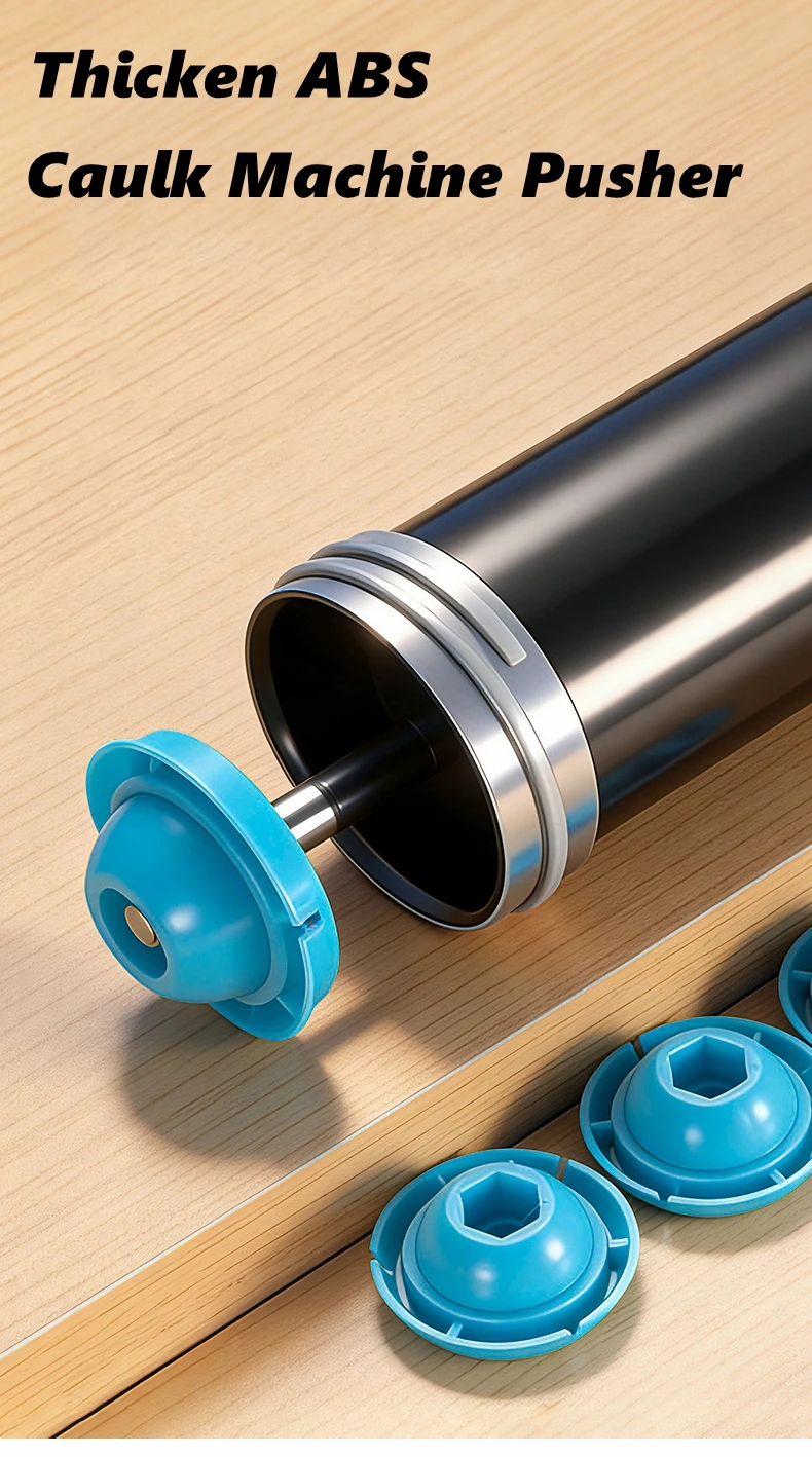 5개입 코킹 머신 푸셔, 퀵 릴리즈 플런저, 작업장, 주방, 욕실 싱크대 조인트 유지보수용 교체 실란트 도구