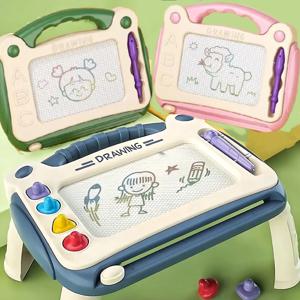 자석 그림판 컬러 그래피티 매직 지우개 그림판 어린이 그래피티 보드 아트 초기 교육 그림 장난감