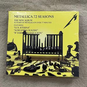 메탈리카 72 시즌즈 CD 2023 |   미국 헤비 스래시 메탈 앨범 |   아이코닉 밴드 스튜디오 록 오디오 디스크 |   클래식 메탈 음악 CD