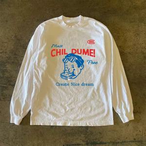 루즈핏 남성 긴팔 순면 티셔츠 오버사이즈 탑 초인기 해외주문 취소 상품