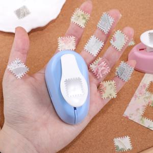 휴대용 레버 액션 스탬프 엠보서, 직사각형 우표 스크랩북용 홀 펀처, DIY 공예용, 수제 스크랩북 용품