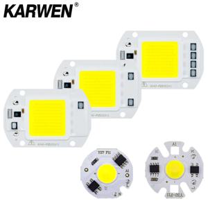 COB LED 칩 빛 220V 10W 50W 20W 30W 3-9W 직사각형 칩 램프 스포트라이트 필요 없음 드라이버 DIY Led 투광 조명 램프 Y27 Y32