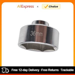 36mm 오일 필터 렌치 카트리지 스타일 하우징 캐니스터 캡을 제거하는 36mm 로우 프로파일 소켓 도구 오일 필터 렌치 36mm 미터법