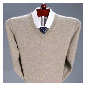 남성 캐시미어 스웨터 긴 소매 v 넥 점퍼 남성 따뜻한 옷 한국어 풀 옴므 Hiver 풀오버 니트 스웨터 4XL