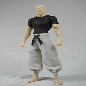 6'' Romankey X COWL용 1/12 스케일 군인 티셔츠 & 바지 모델(피규어 없음)