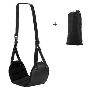 1Pcs 뜨거운 판매 휴대용 게으른 남자 여행 발판 조절 가능한 스트랩 발 해먹 비행기 버스 사무실 휴대용 발 매트 액세서리