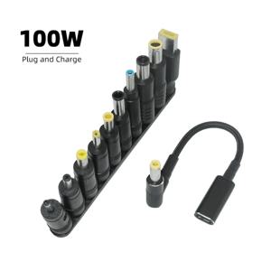 65W USB Type-C 범용 노트북 충전기 - 노트북 충전 잭용 전원 어댑터 케이블 코드