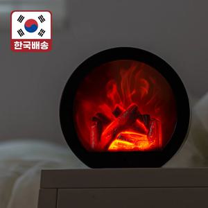 레토 벽난로 불멍 무드등 LED 모닥불 인테리어 집들이선물 LML-FP37