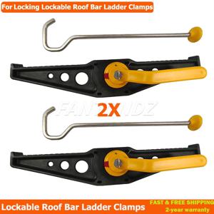 1쌍 사다리 클램프 잠금 조절 가능 루프 바 사다리 랙 클램프 조절 가능