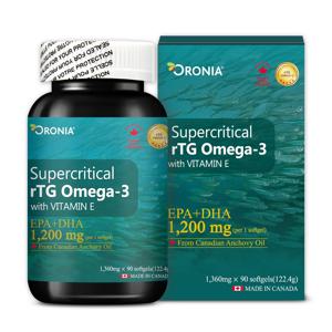 오로니아 캐나다 초임계 알티지 오메가3 비타민E 1360mg 90캡슐 고함량 omega3