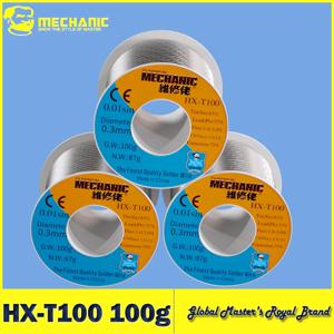 [MECHANIC] HX-T100 100g 납땜 와이어 가벼운 로진 코어 0.3mm 0.4mm 0.5mm 0.6mm 0.8mm 1mm 1.2mm iPhone 삼성 수리 도구