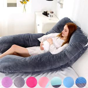 116x65cm 임산부를 위한 임신 베개 임신 쿠션 임산부 바디 서포트 수유 베개 수면용 드롭쉬핑