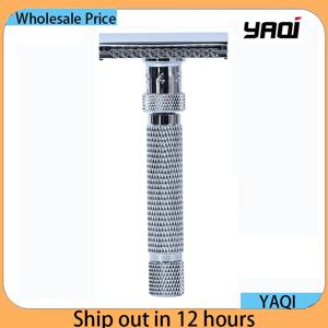 Yaqi 조정 가능한 최종 컷 크롬 컬러 안전 면도기