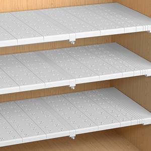 확장형 다층 옷장 칸막이 선반 못 없이 설치하는 수납 랙 캐비닛 정리함 직판 기숙사 수납 솔루션