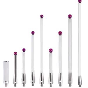 CNC 기계 프로브 전용 M4 루비 세라믹 솔리드 측정 바늘 A-5000-3709/3712 Renishaw 6.0mm