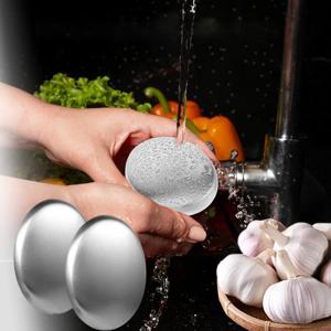 1-10PCS 스테인레스 스틸 냄새 제거제 비누 바 주방 욕실 용 손 탈취제 생선 양파 마늘 냄새 제거 도구