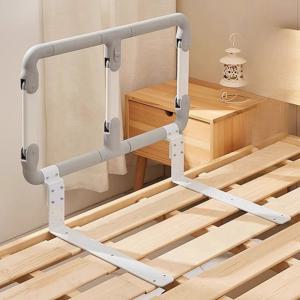접이식 침대 보조 레일 편마비 재활을 위한 의료용 침대 옆 레버리지 바 분리형 프레임 장착형 스탠딩 보조 장치