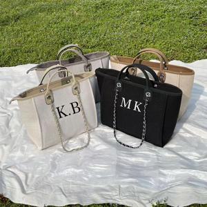 맞춤형 여성용 스타일리시 백팩 2025 토트백 여성 숄더백 미니백 휴가 캔버스 신부 선물 여행 필수품