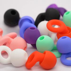 HUAK 소음 차단 실리콘 귀마개 – 수면, 수영, 작업용 초소프트 재사용 가능 청력 보호 귀마개 8개 XS/S/M/L 사이즈 이어팁