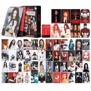 55 개/대 Kpop Girls 솔로 앨범 1ST 앨범 RUBY Lomo 카드 HD 포토 카드 학생 팬 선물에 적합