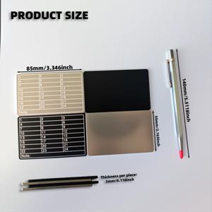 비트코인 ​​비밀번호, 암호화폐 비밀번호 금고에 적합한 철제 펜이 포함된 여러 색상의 알루미늄 금속 비밀번호 책