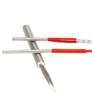 12*60/80/100mm 100W 150W 250W 300W 350W 24V 110V 220V 380V 실린더형 관형 몰드 히트파이프 요소 단일 엔드 카트리지 히터