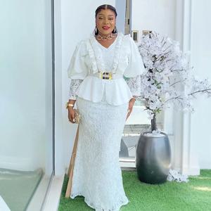 아프리카 여성용 파티 드레스 플러스 사이즈 다시키 안카라 레이스 웨딩 이브닝 가운 우아한 터키 무슬림 맥시 드레스 2025 신상