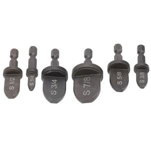 6Pcs 튜브 확장기 베어링 강철 육각 핸들 에어컨 구리 파이프 스웨이징 도구 세트 7/8in, 3/4in, 5/8in, 1/2in