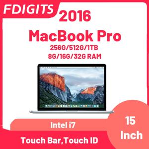 2016 MacBook Pro Pro450 Intel i7 15인치 터치 ID, 터치 바, 제어 키보드 256G/512G/1TB 8G/16G/32G RAM 노트북 노트북.