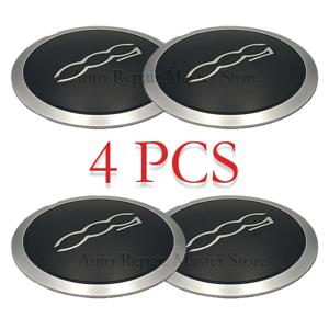 자동차 휠 허브 먼지 커버 휠 허브 캡 교체 휠캡 휠 센터 133mm 피아트 500용 51884863 68078419AC 68078421AC