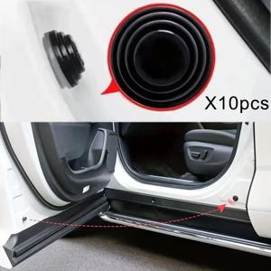 10개입 범용 충돌 방지 도어 스티커 자동차 도어 충격 흡수 가스켓 충격 방지 두꺼운 쿠션 스티커