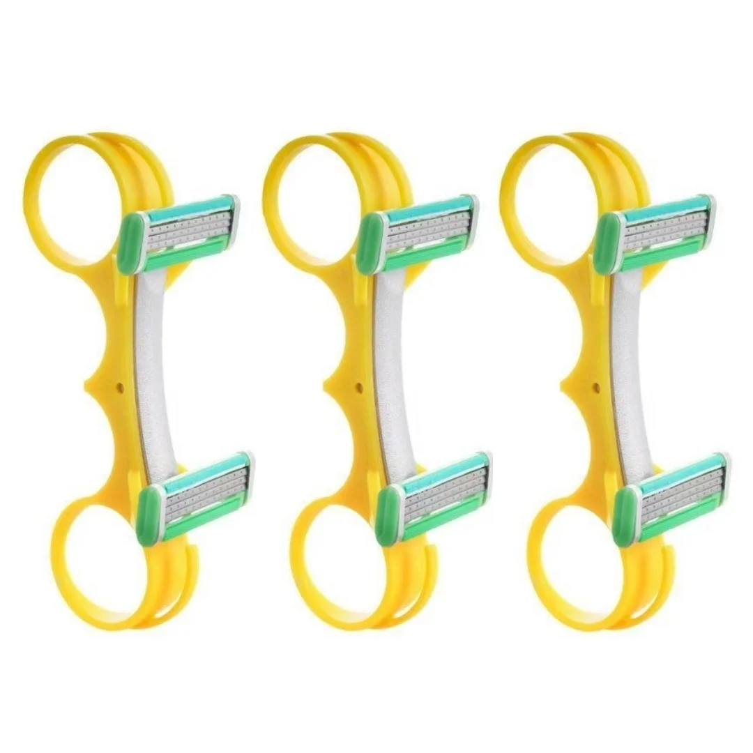 빠른 대머리 이발기 - 가정용 창의적인 남성 헤어 그루밍 도구, 휴대용 대머리 면도기