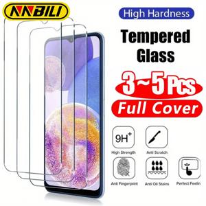 NNBILI 3-5Pcs 강화 유리 Xiaomi Redmi Note 13 12 Pro 4G 5G 화면 보호기 Redmi Note 13 12 13C 12C 강화 유리