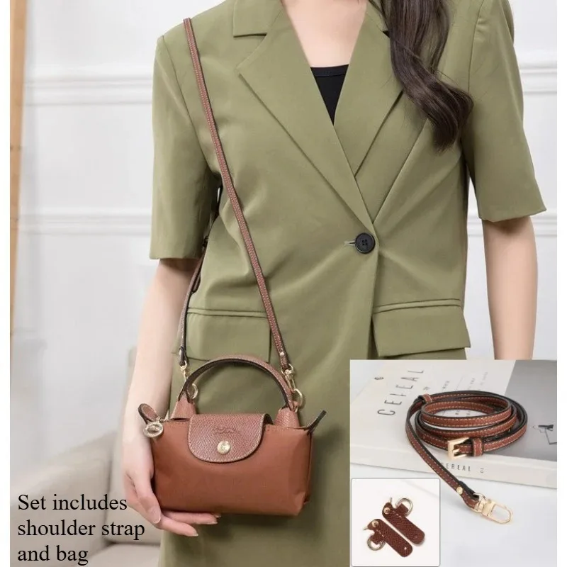 Y2k 나일론 토트백 미니백 2025 가방 스트랩 숄더 스트랩 덤플링 형태 무타공 벨트 천공 변환 액세서리