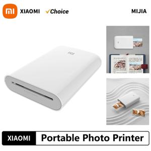 기존 휴대용 Xiaomi Mijia 포켓 포토 프린터 무선 블루투스 열전 사 인쇄 AR 비디오 Mijia ZINK 자체 접착 색상