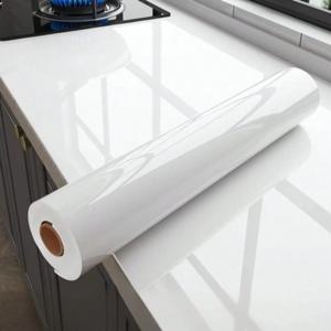 55CM 폭의 무광택 PVC 벽 스티커, 자가 접착 방수 펄 필름, DIY 방, 옷장, 주방 가구 리노베이션용