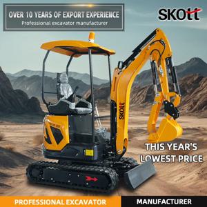 1.8T 미니 굴삭기 |   CE 인증 및 맞춤 제작 가능 |   글로벌 배송 |   긴 수명을 위한 견고하고 안전한 구조