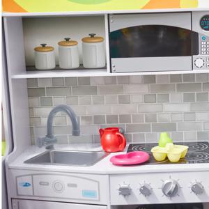 2개입 재미있는 게임 수도꼭지 주방 싱크대 장난감 액세서리 어린이 놀이 세트 역할 놀이 주방 수도꼭지 아이들 가상 놀이 장난감