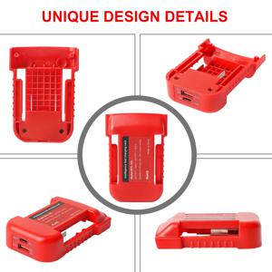 이중 출력을 갖춘 BOSCH 18V 배터리용 어댑터 보조베터리 고속 충전으로 변환 휴대용 랙 배터리 변환기
