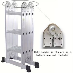 1개 중형 접이식 사다리 경첩 - 3개의 조절 가능한 각도(35 ° /105 ° /180 ° ) - 장인 및 DIY 사다리 제작을 위한 교체 부품