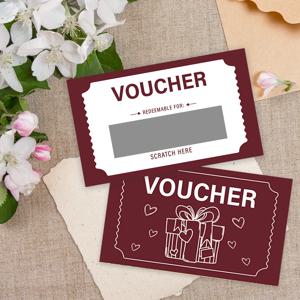 24개 블랭크 스크래치 카드, 와인 레드 배경 선물 패턴, 2026 홀리데이 서프라이즈 스크래치 카드, 파티 장식, DIY 선물