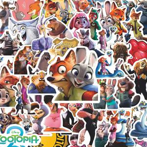10/30/56pcs 뜨거운 영화 Zootopia 2 애니메이션 스티커 귀여운 만화 낙서 스티커 DIY 스케이트 보드 기타 노트북 재미 있은 데칼 장난감 선물