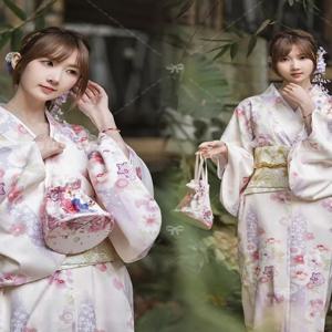 새로운 빈티지 일본식 기모노 사진 촬영 의상 소녀 전통 의상 무대 공연 의류 여름 2025 여성 패션